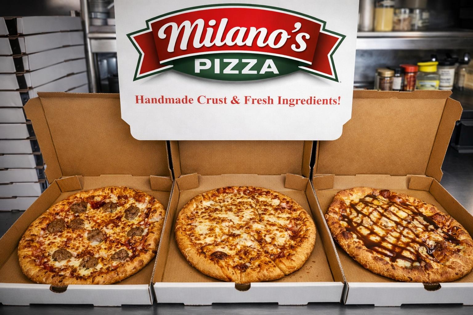 Milano's pizza Hutchins tx